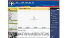 Desktop Screenshot of amsterdamairport.info